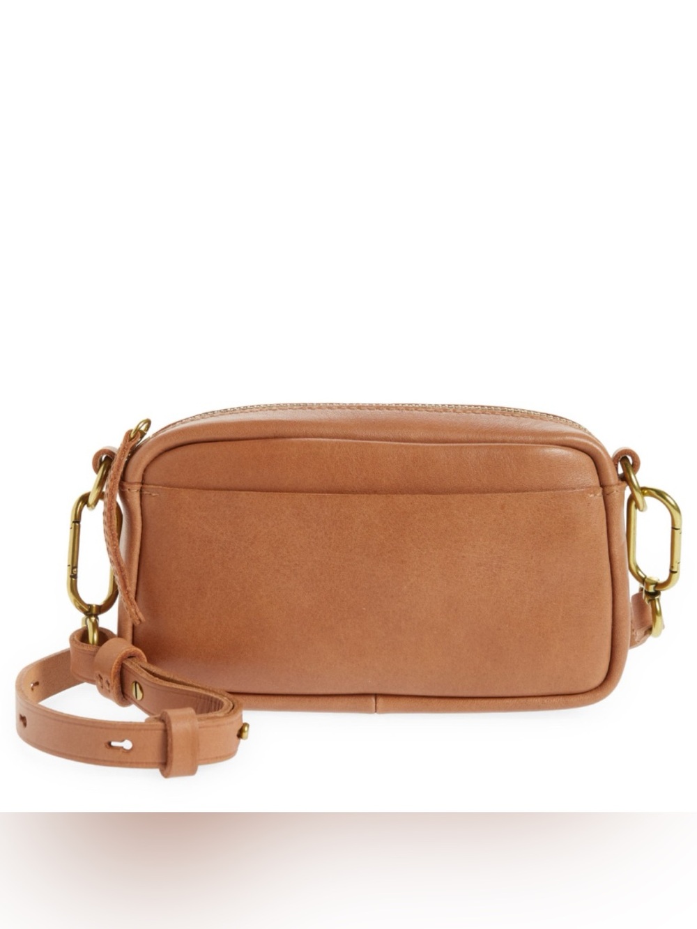 MADEWELL
Mini The Leather Carabiner Crossbody Bag Warm Hickory